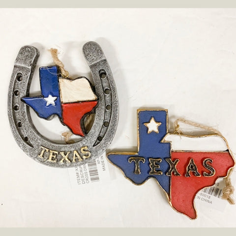 Set of Texas Ornament