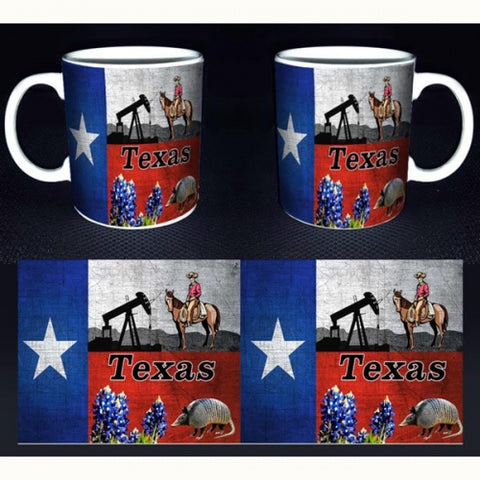 Texas Bluebonnet Coffee Mug Set Of 4