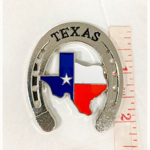 Texas Horseshoe Metal Magnet