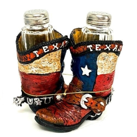 Texas Boot Salt & Pepper Holder