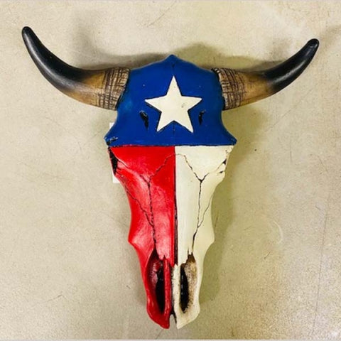 Texas Cow Skull Plaque Small