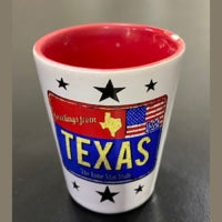 Texas Ceramic Shot Glass