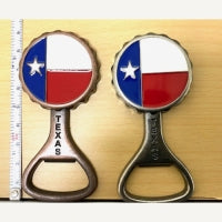 Texas Flag Bottle Cap Magnet Bottle Opener