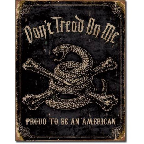 1692 Don't Tread On Me Proud American Tin Sign