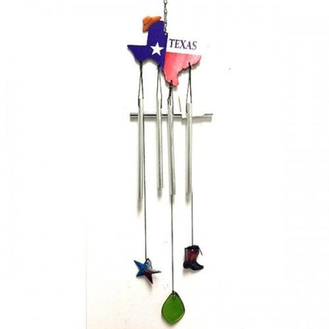 Texas Map Wind Chime