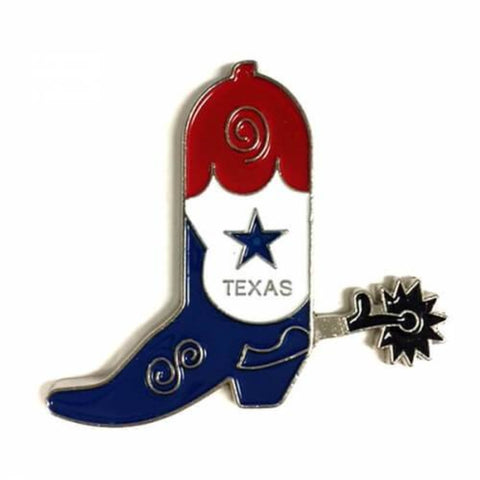 Texas Metal Boot Magnet