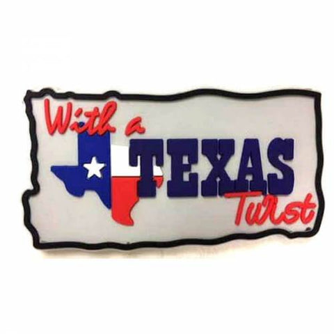 Rubber Texas Twist Magnet