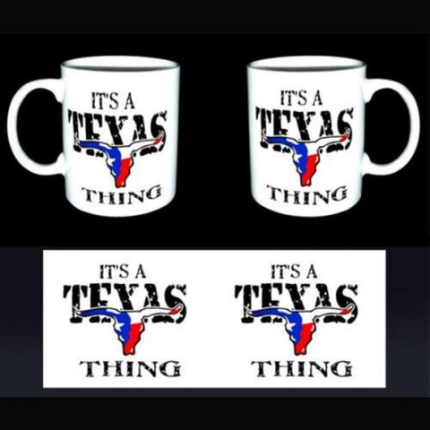 It's A Texas Thing Coffee Mug Set of 4