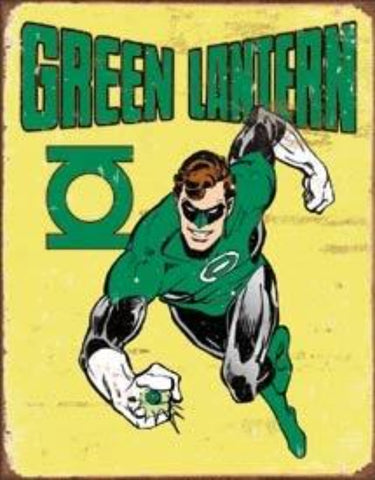 1735 Green Lantern Tin Sign