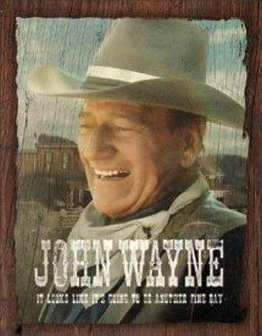 2228 John Wayne Tin Sign
