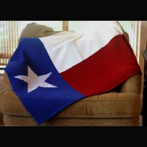 Texas Flag Fleece Throw