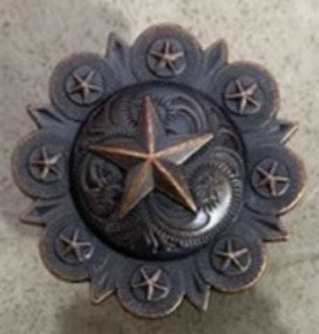 Old Silver Star Drawer Pull