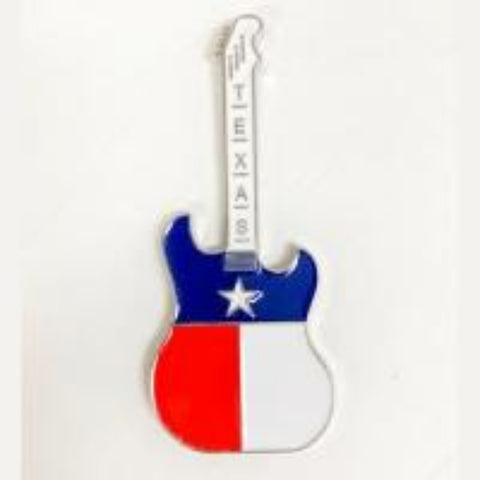 Texas Guitar Metal Magnet