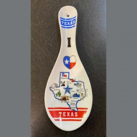 Texas Map Spoon Rest