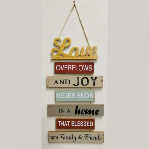 Love Hanging Wood Sign