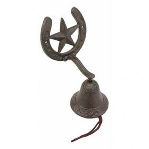 Cast Iron Horseshoe with Star Bell
