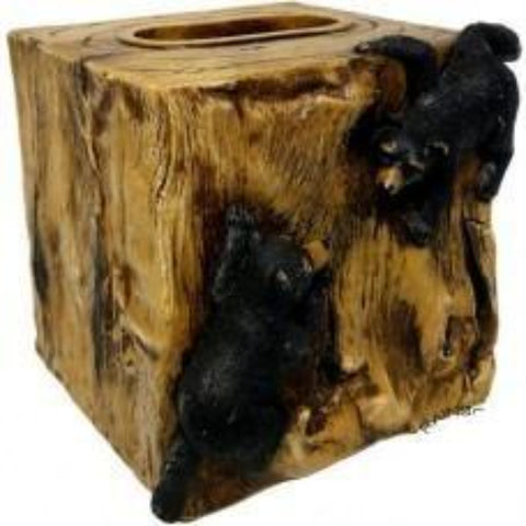 Black Bear Tissue Box