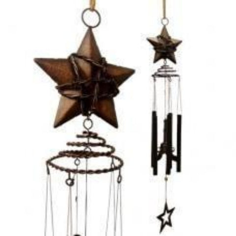 Star & Gun with Metal Wind Chime