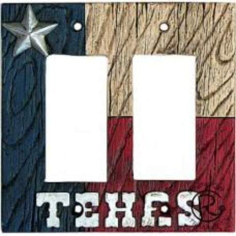 Texas Rocker Double Switch Plate Cover