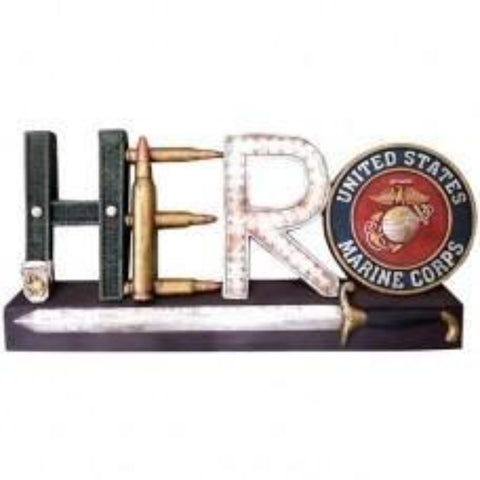 Marine Hero Sign Plaque