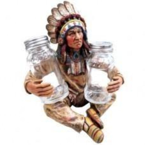Indian Chief Salt & Pepper Set