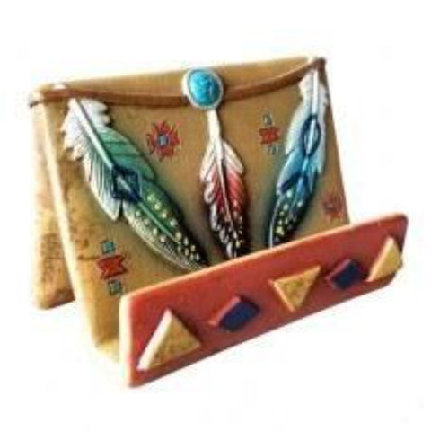 Feather Business Card Holder