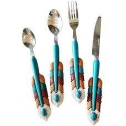 Feather Stainless 4 Piece Flatware Set