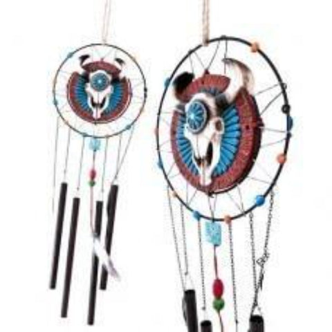 Cow Skull Wind Chime