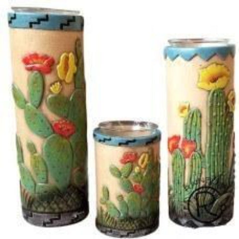 Cactus 3 Piece Set Candle Holder