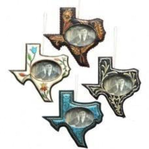 Texas Frame Ornament 4 Piece Set