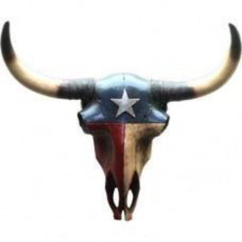 Texas Flag Cow Skull