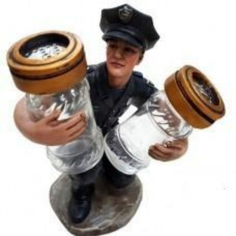 Police Salt & Pepper Holder
