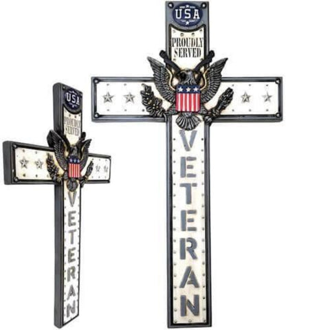 Veteran 19" Wall Cross