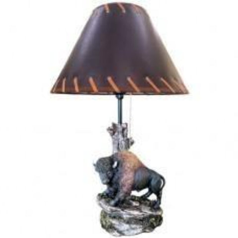 Buffalo Lamp with Lamp Shade