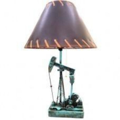 Oil Derrick Lamp with Lamp Shade
