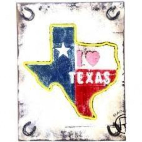 Texas Flag Plaque