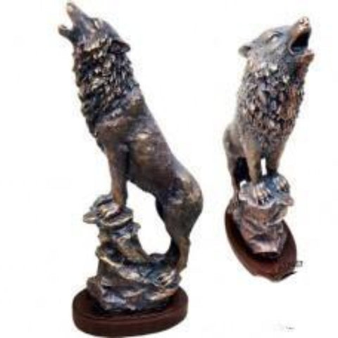 Bronze Wolf Décor