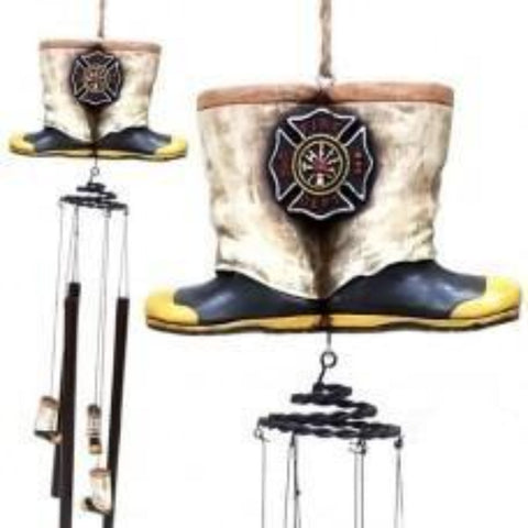 Fireman Boots Wind Bell
