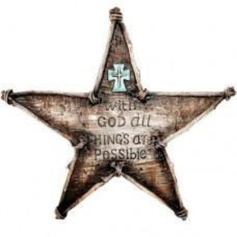 With God Star Plaque
