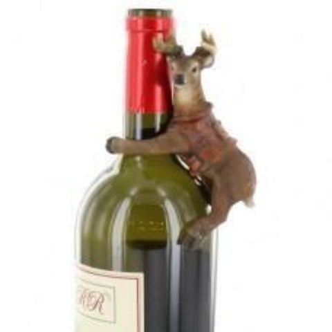 Deer Wine Bottle Décor