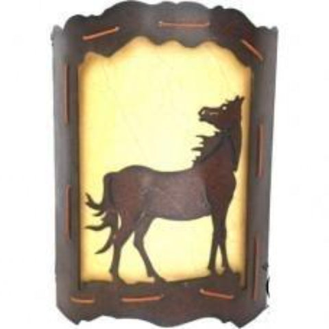 Horse Sconce A/C Wall Light