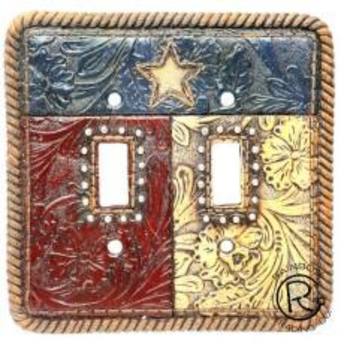 Texas Double Switch Plate