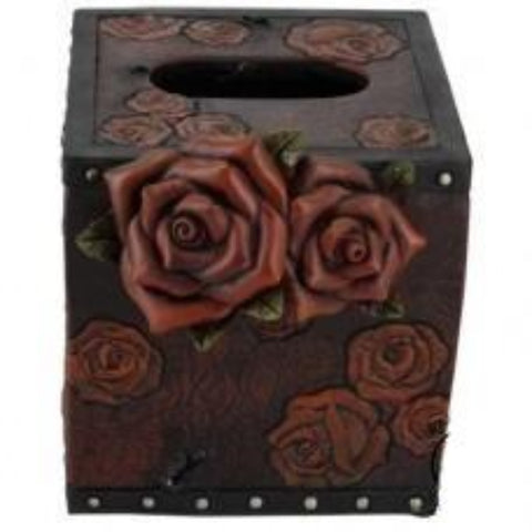 Double Rose Tissue Box