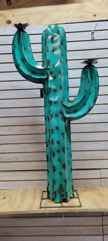 Large Teal Cigar Cactus